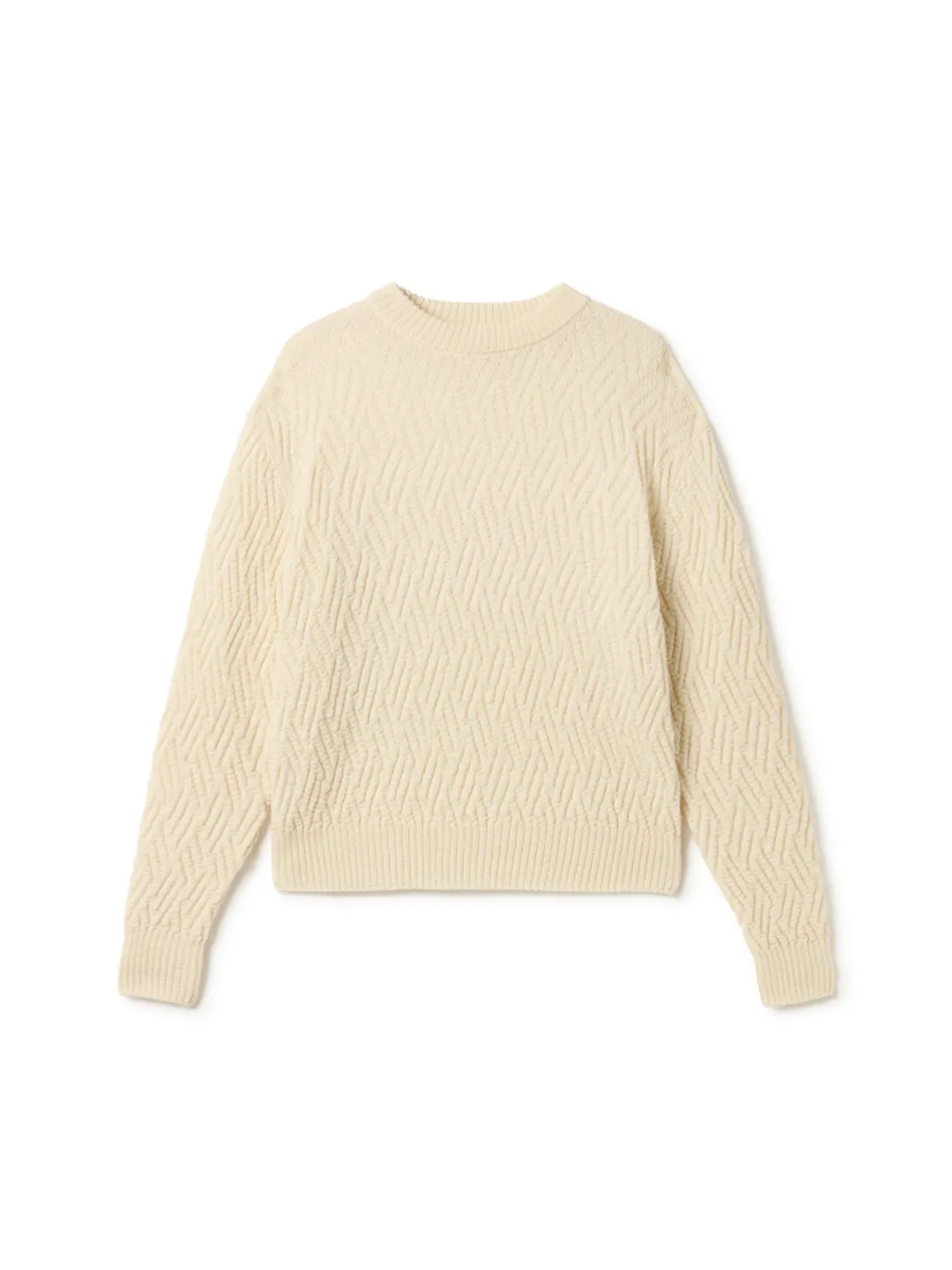 Aceh Knitted Sweater Natural White
