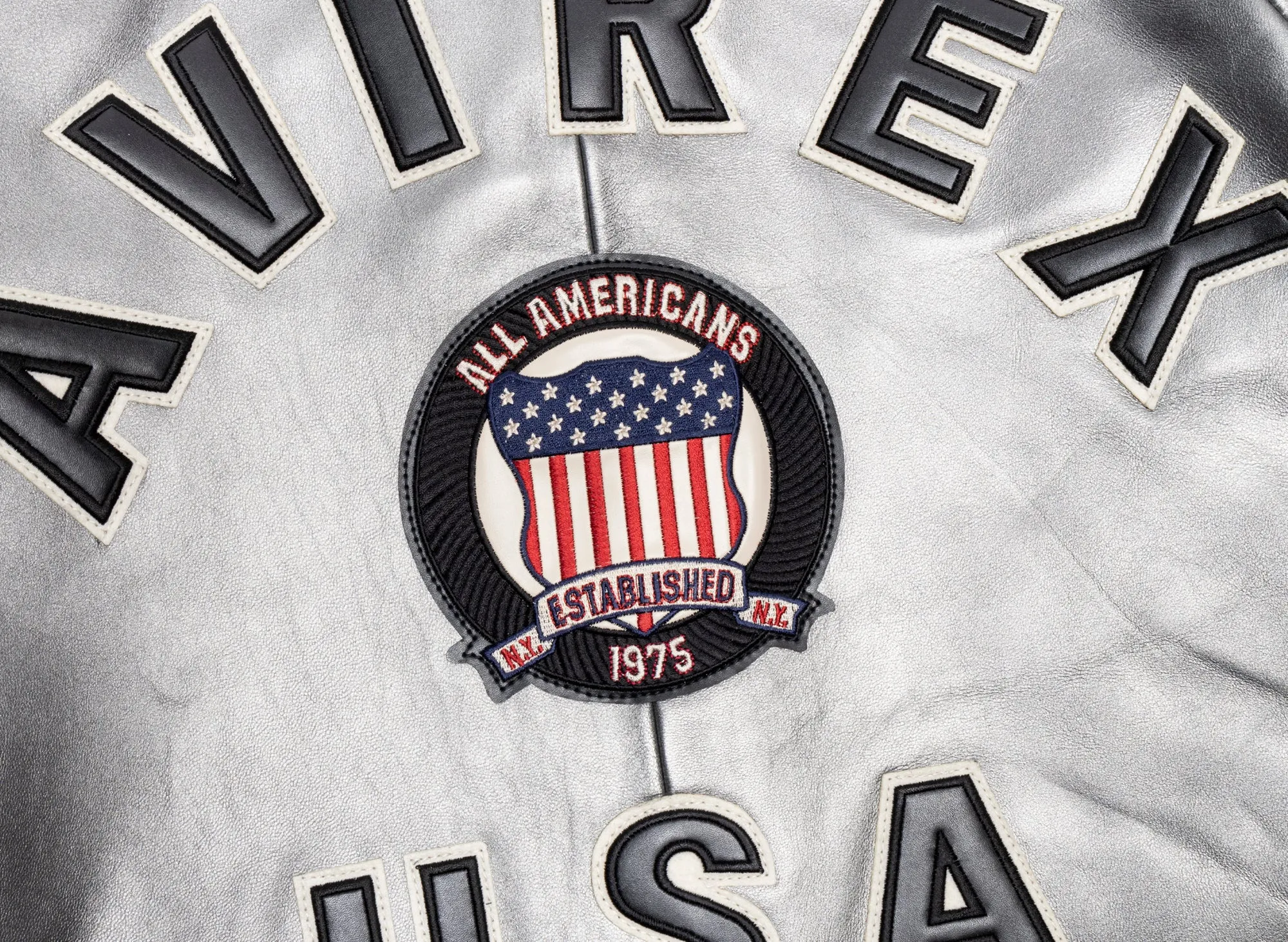 Avirex L.E. SILVER METALLIC ICON JACKET