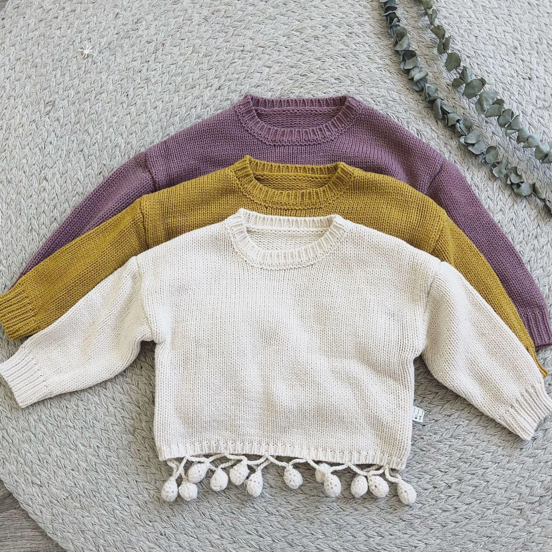 Baby Lovely ball Sassy White Sweater