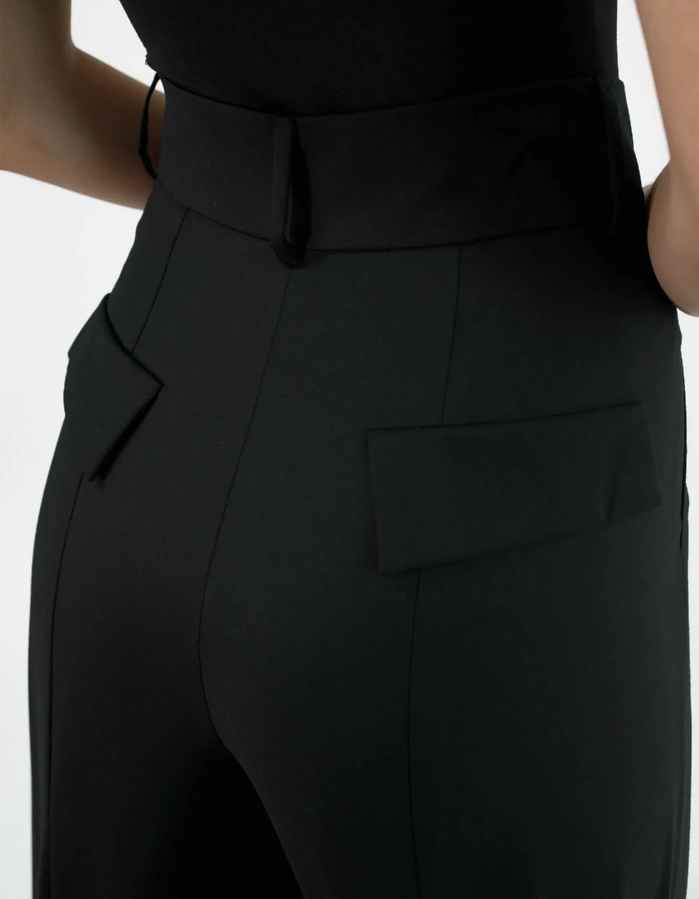 Black Wide-Leg Pants