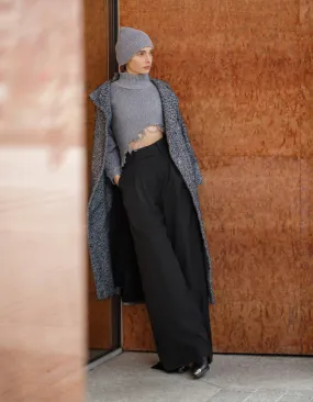 Black Wide-Leg Pants