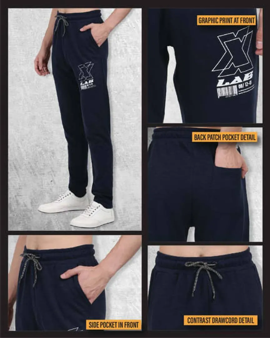 COTTON RICH PRINTED JOGGERS