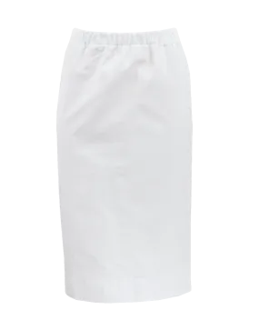 Diamante Cotton Gabardine Pencil Skirt