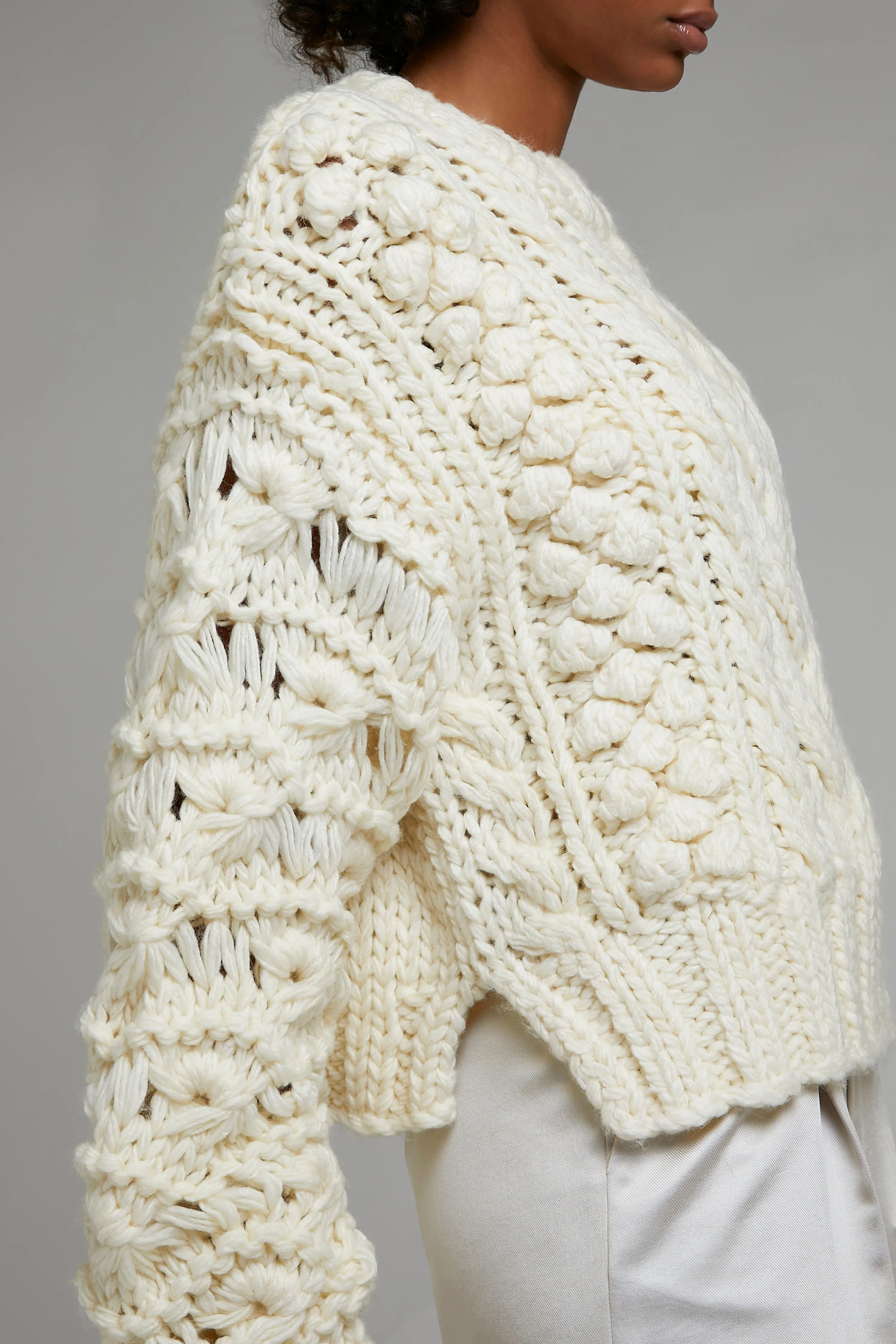 ELLA CABLE KNIT SWEATER
