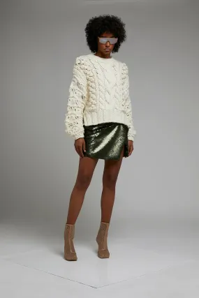 ELLA CABLE KNIT SWEATER