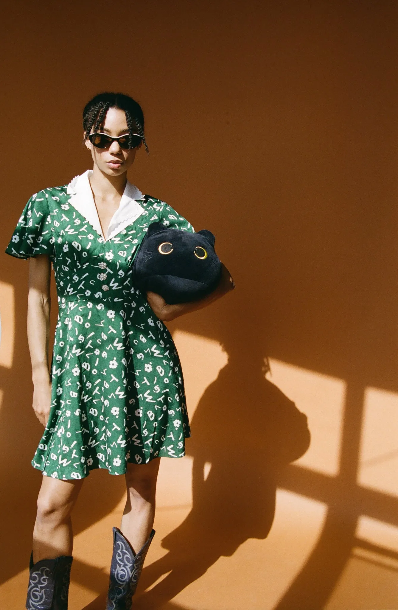 Floral Mini 'Peter Pan' Dress