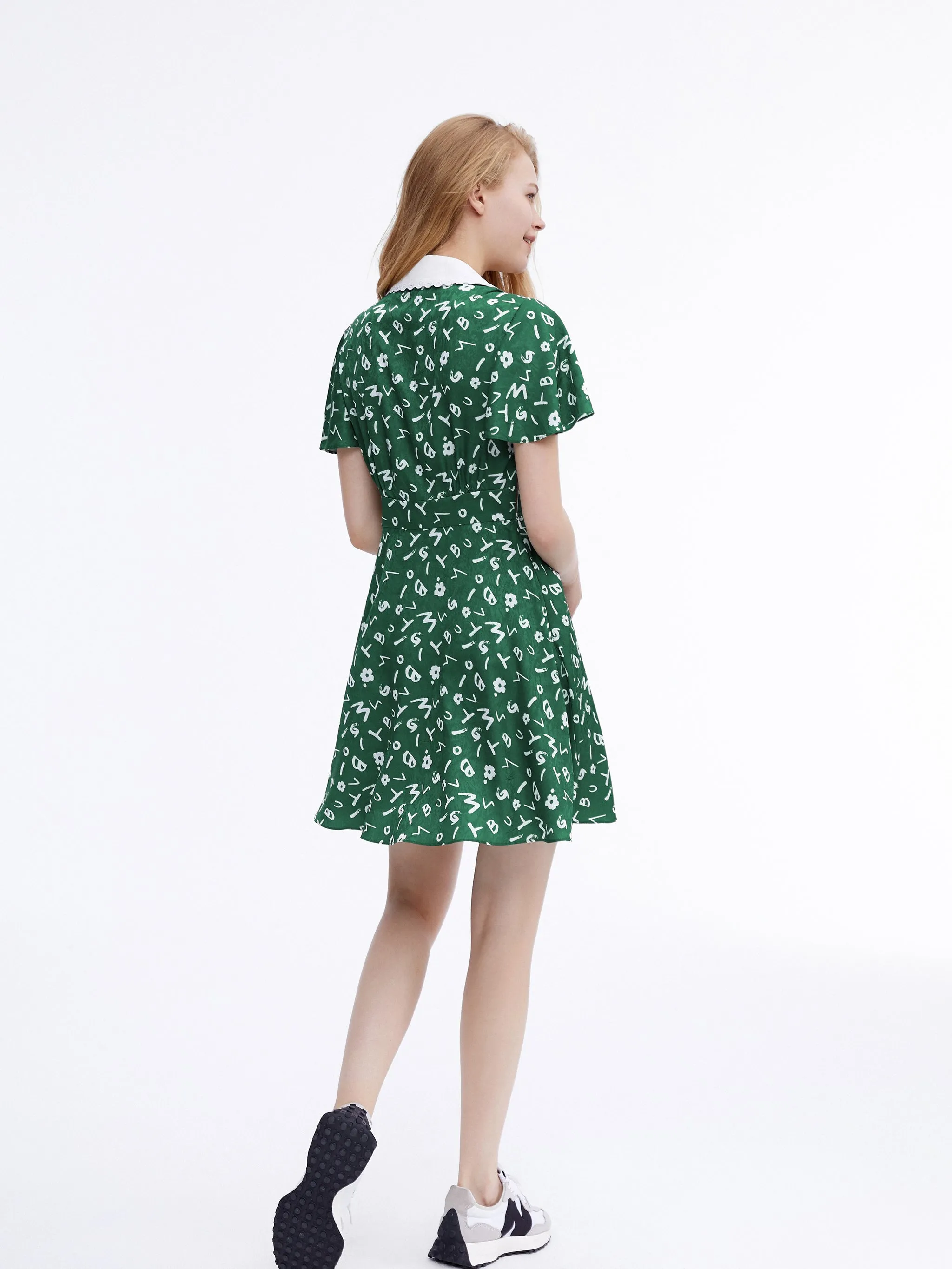 Floral Mini 'Peter Pan' Dress
