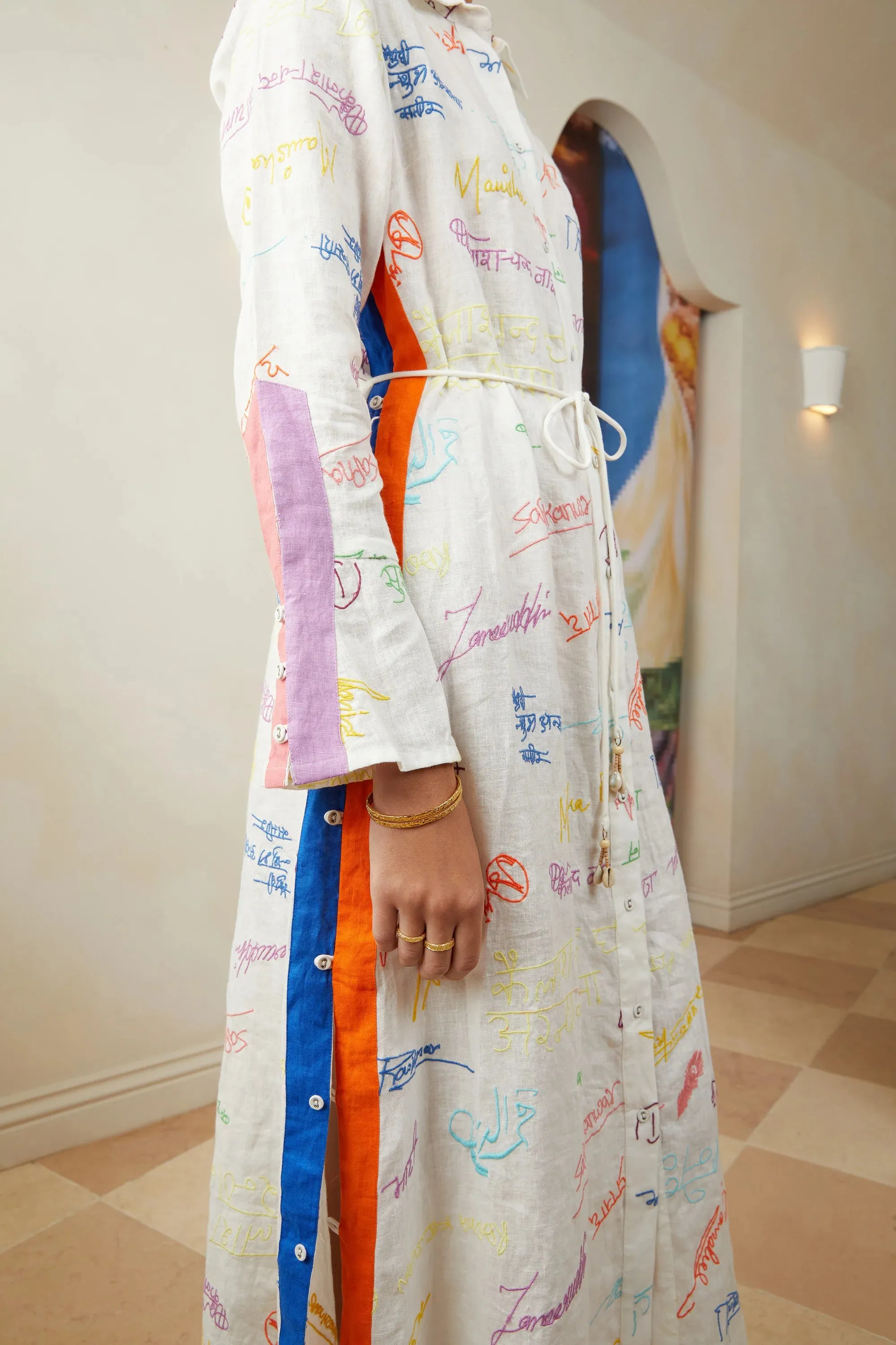 Hannah Chiara Maxi Shirt Dress