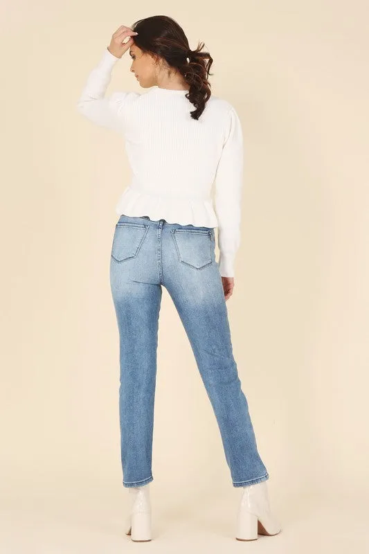 Irresistible You Peplum Sweater