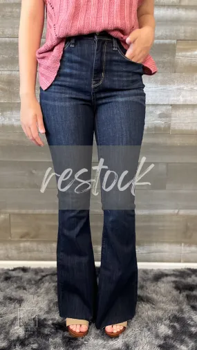 Judy Blue Raw Hem Tall & Long Flare