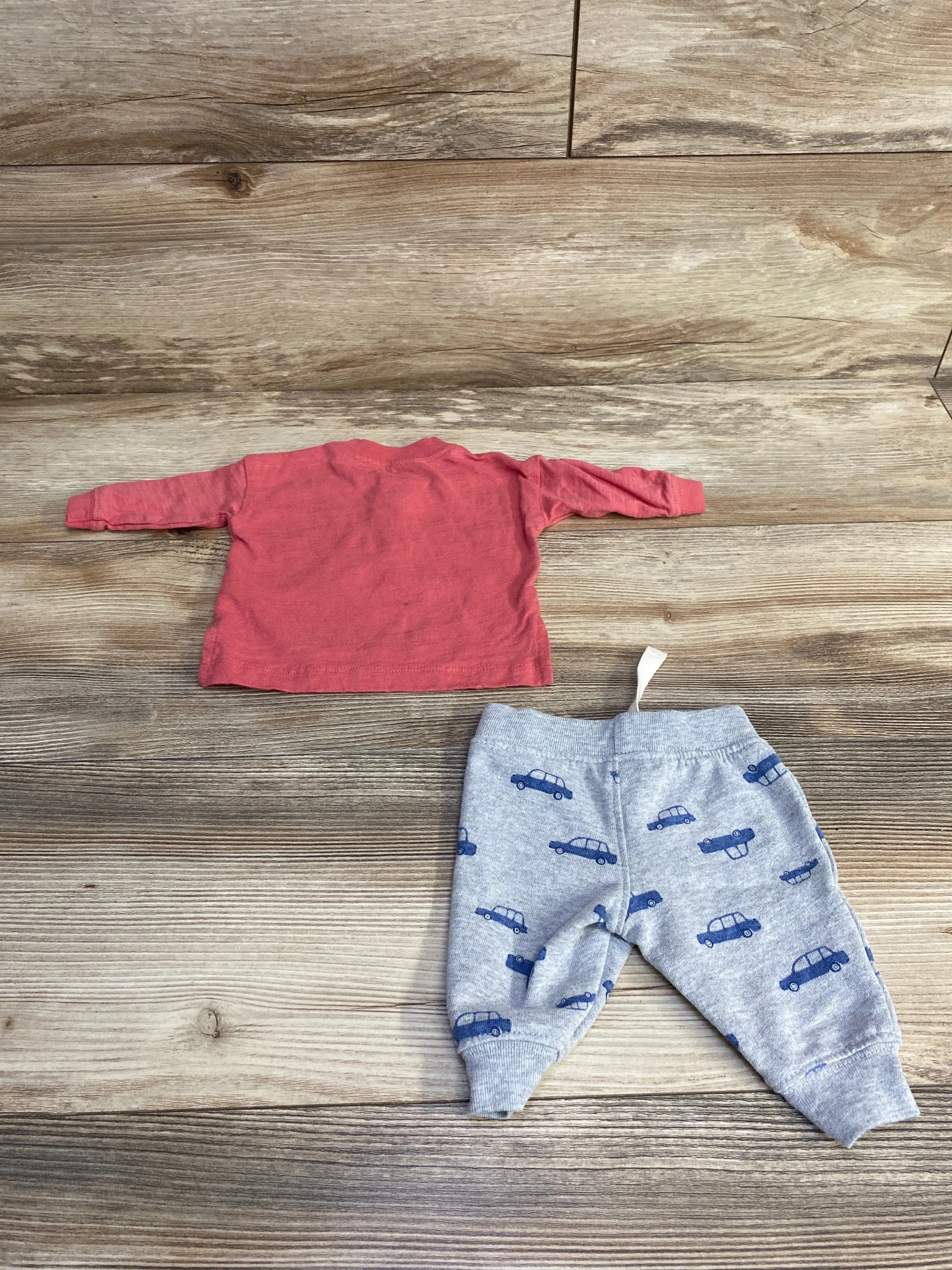 Just One You 2pc Henley Shirt & Joggers Red sz Newborn