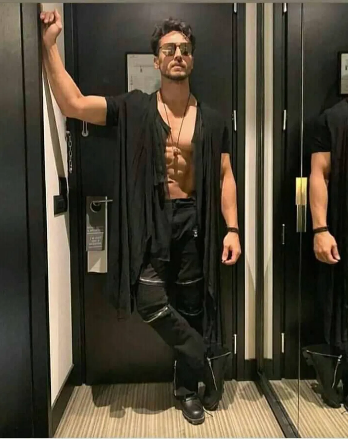 Men's Cardigan Festival Party Outfits Black Blazer Gothic Burning Man Long Sleeves Cardigan Kimono