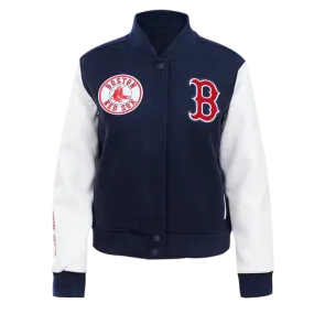 MLB BOSTON WOOL WOMEN'S VARSITY JACKET