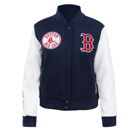 MLB BOSTON WOOL WOMEN'S VARSITY JACKET