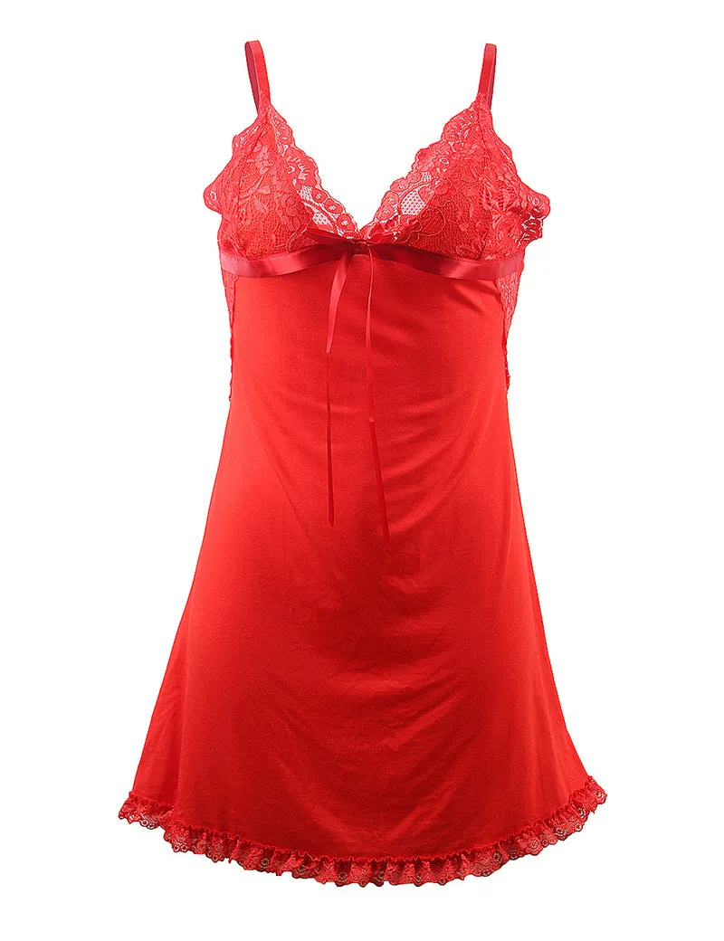 Modal Knit & Lace Slip