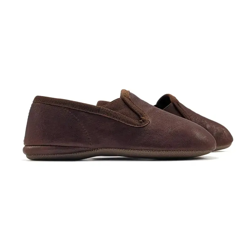 Pepe'  Wood Brown Soft Smoking Slip On 280
