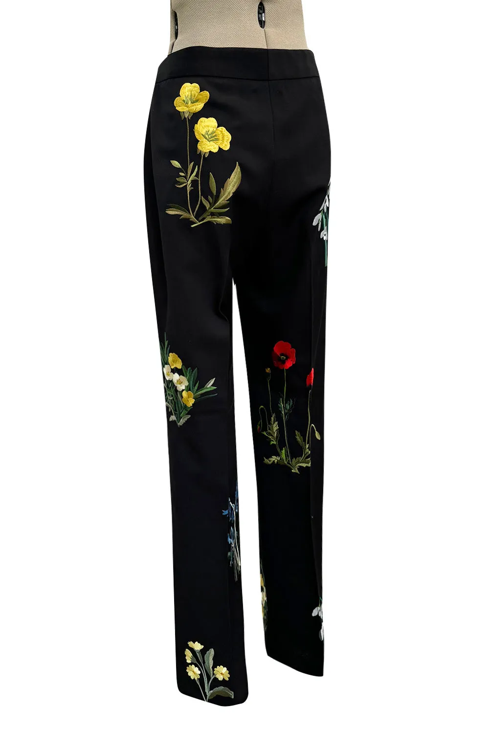Prettiest Resort 2016 Stella McCartney Look 8 Crisply Tailored Jacket & Pant Suit w Floral Embroidery