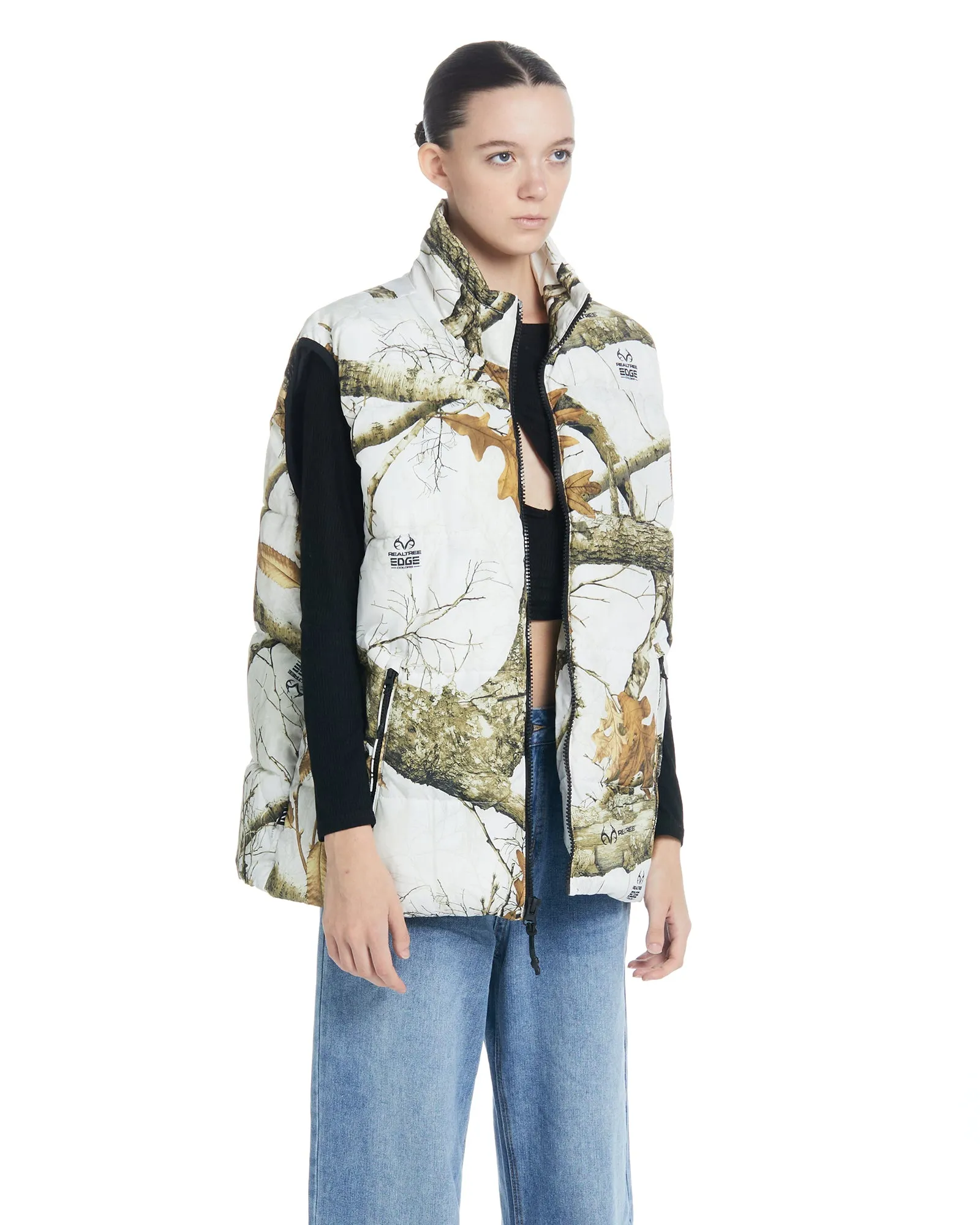 Realtree EDGE® Puffer Vest - Snow Camo