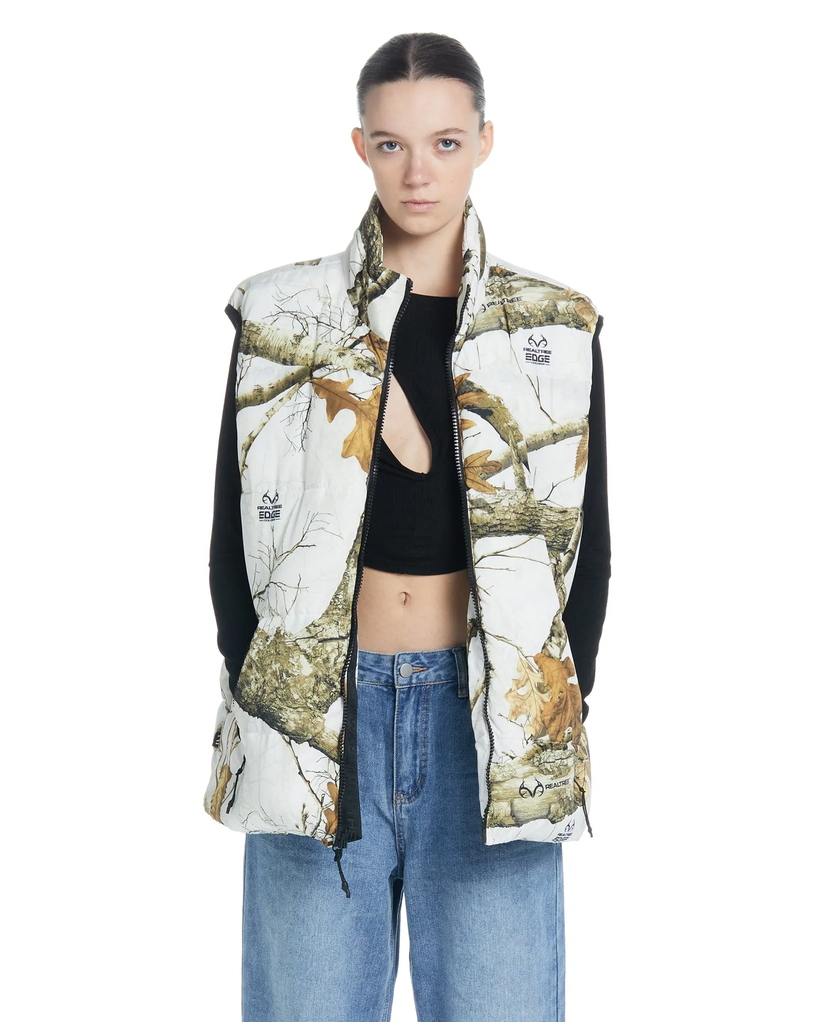 Realtree EDGE® Puffer Vest - Snow Camo