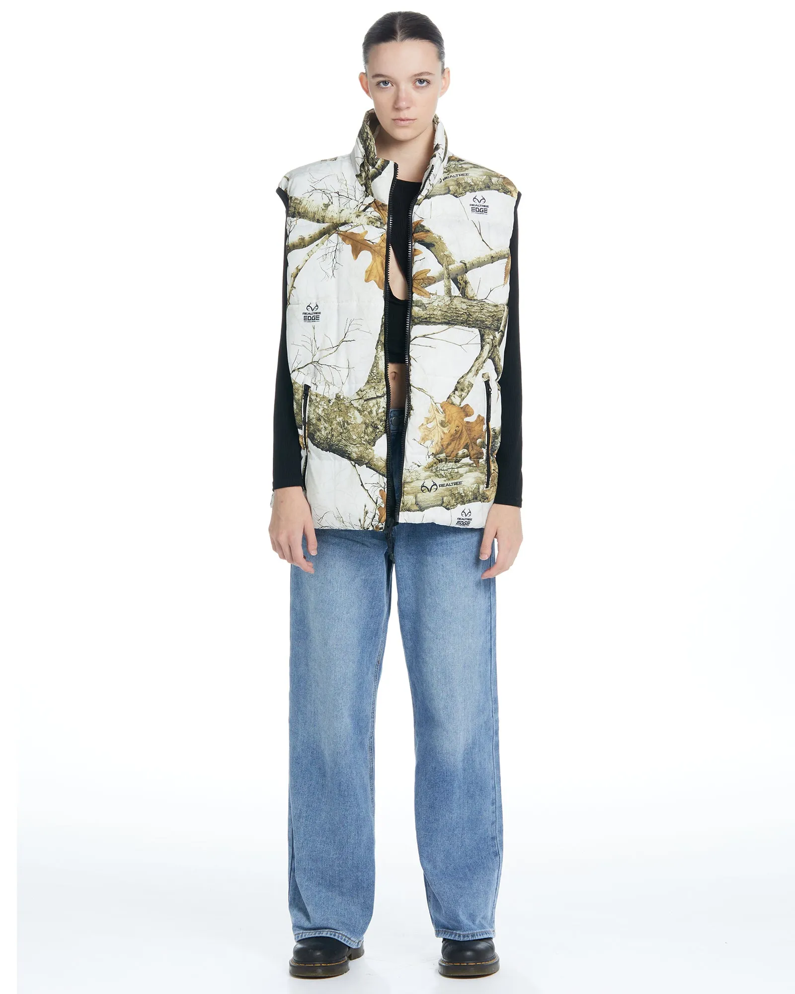Realtree EDGE® Puffer Vest - Snow Camo
