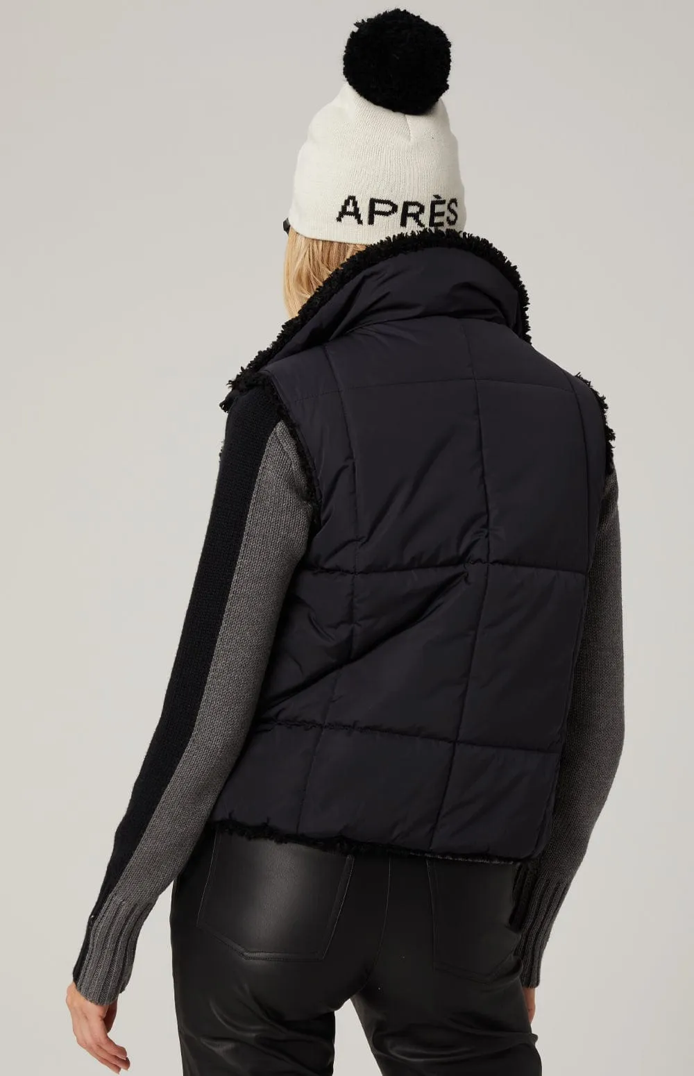 Sonja Reversible Vest | Black