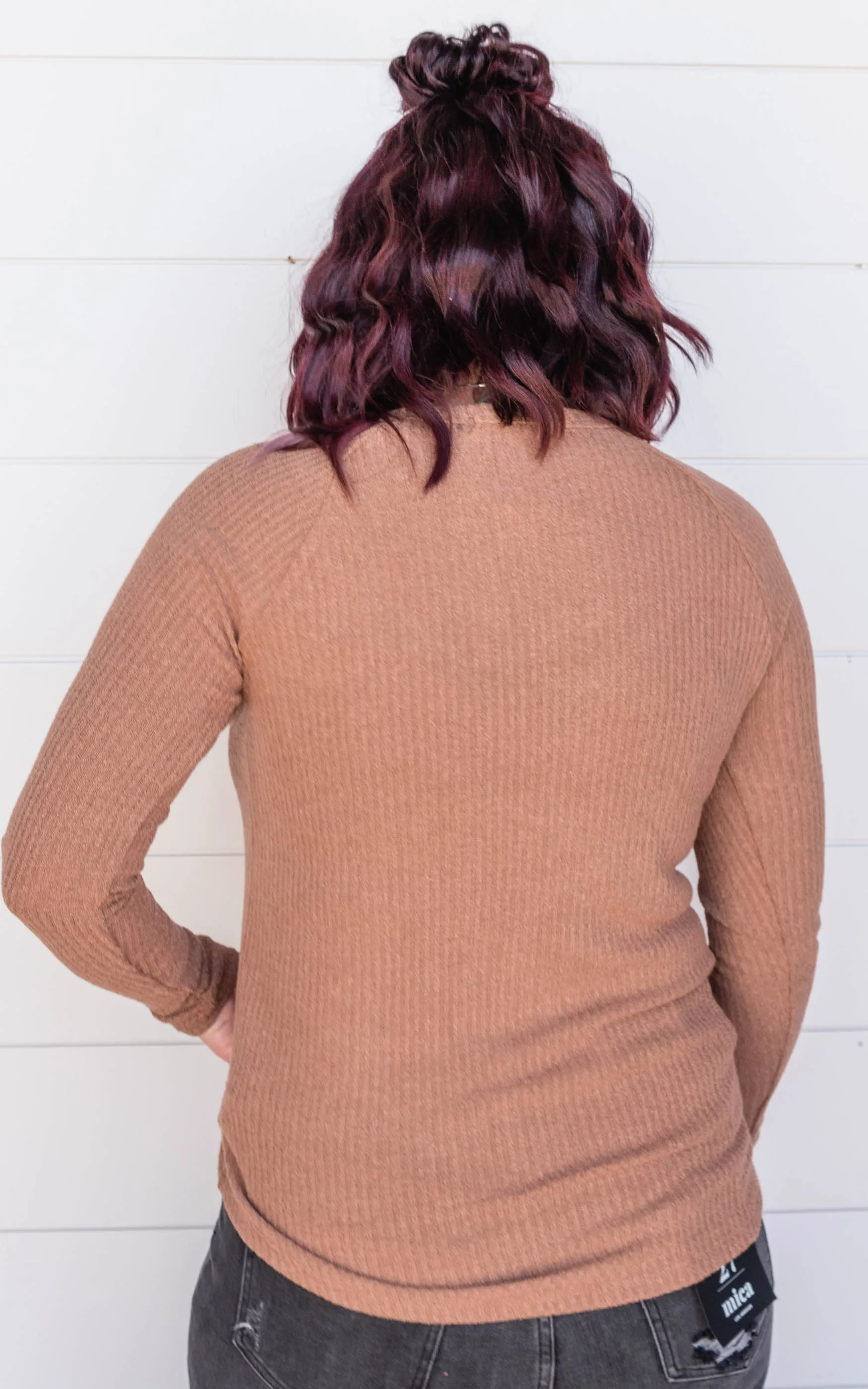 When It's Crisp In The Air Raglan Crew Neck Top - Final Sale*
