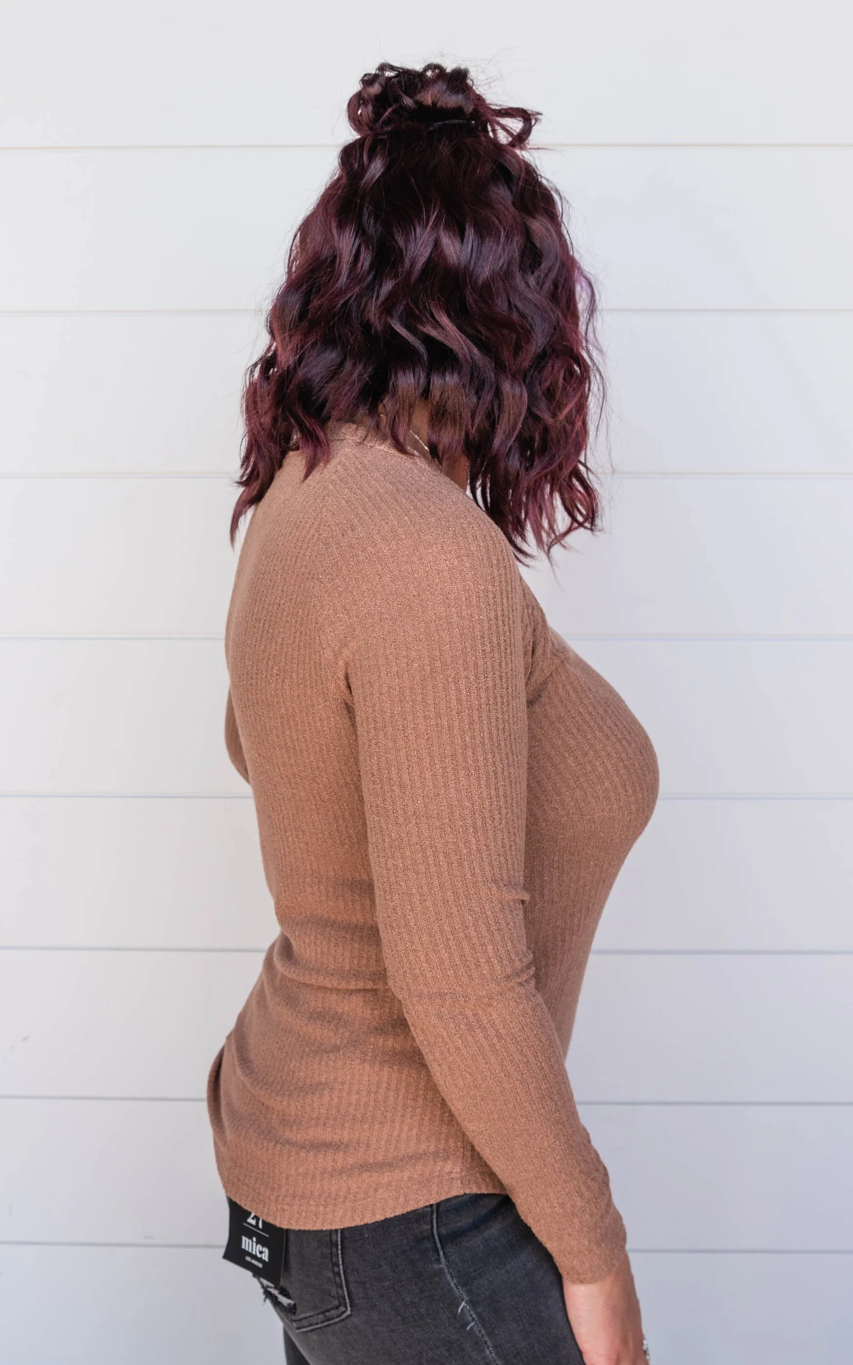 When It's Crisp In The Air Raglan Crew Neck Top - Final Sale*